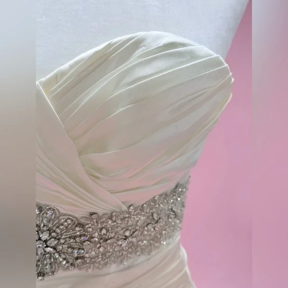 Sottero and Midgley Couture Ivory Strapless Gown - Picture 4 of 16